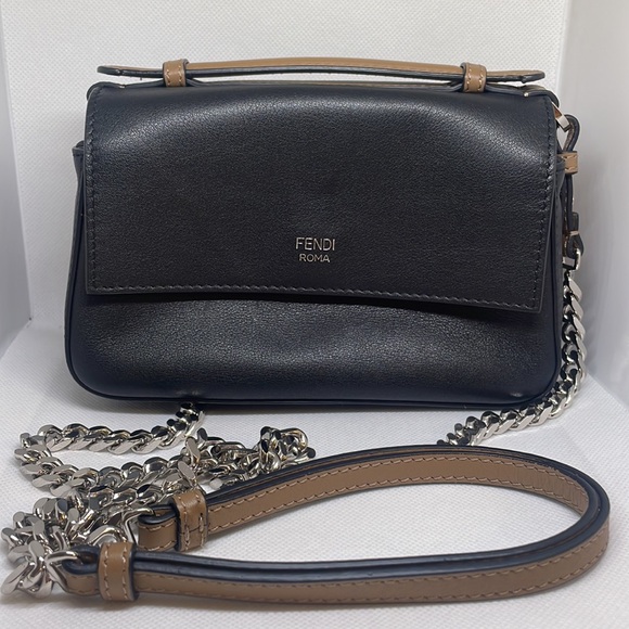 🎡Fendi Double Baguette Flower Studded Micro Bag - Picture 8 of 16